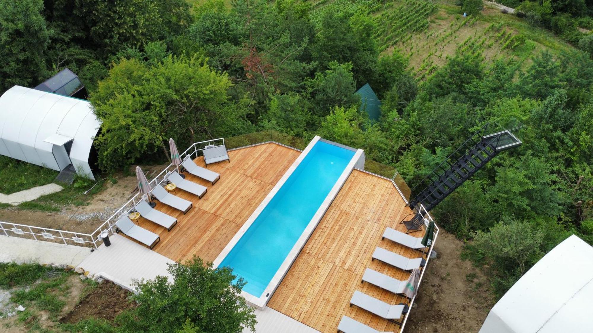Glamping Georgia Krikhi Hotel Ambrolauri Exterior photo